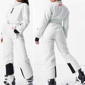 NWT ASOS 4505 Petite ski bootcut ski suit in sage Size US 6